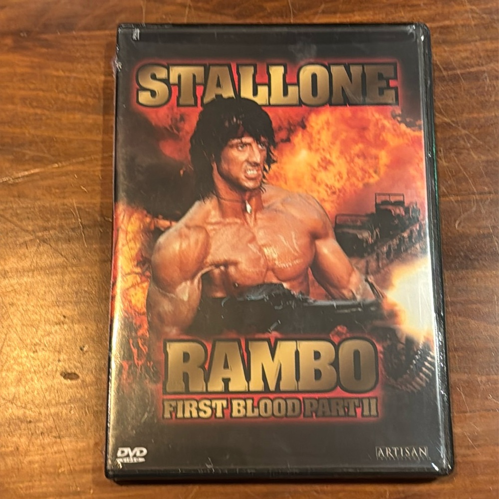 NEW Stallone RAMBO First Blood Part II 2 Factory Sealed NIP Sylvester